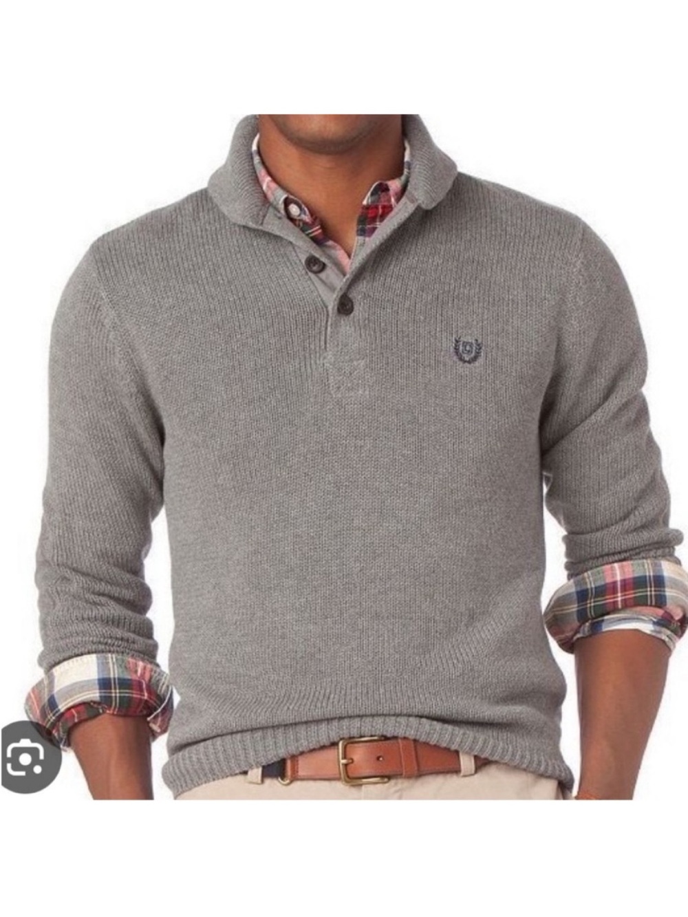 Chaps Shawl Collar Sweater